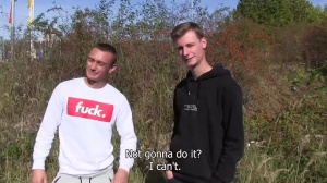 Two friends are doing smutty stuff for money