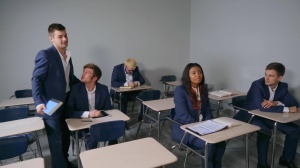 Projecting penis - Johnny Rapid & Grant Ryan wazoo stab