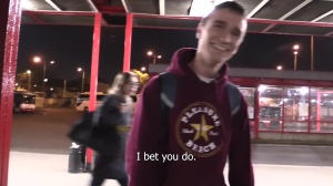 Friday evening poke with straight twink