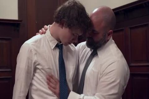 MormonBoyz - Burly Priest Fills A Missionary teens A-gap