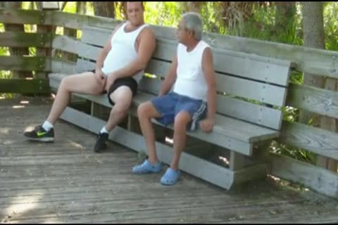 outdoors Scenes Where grandad Sucks & acquires slammed By overweight