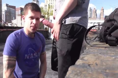 sucking & plowing On A NYC Rooftop