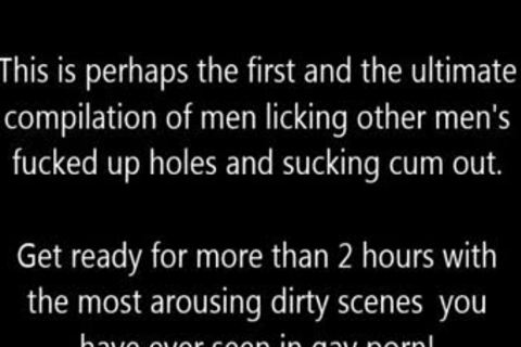 Ultimate homosexual Felch Compilation - Pigs lick Barebacked booty